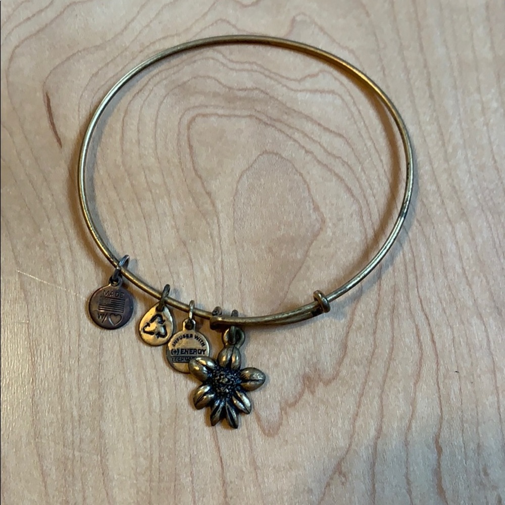 Alex and Ani Flower Bracelet